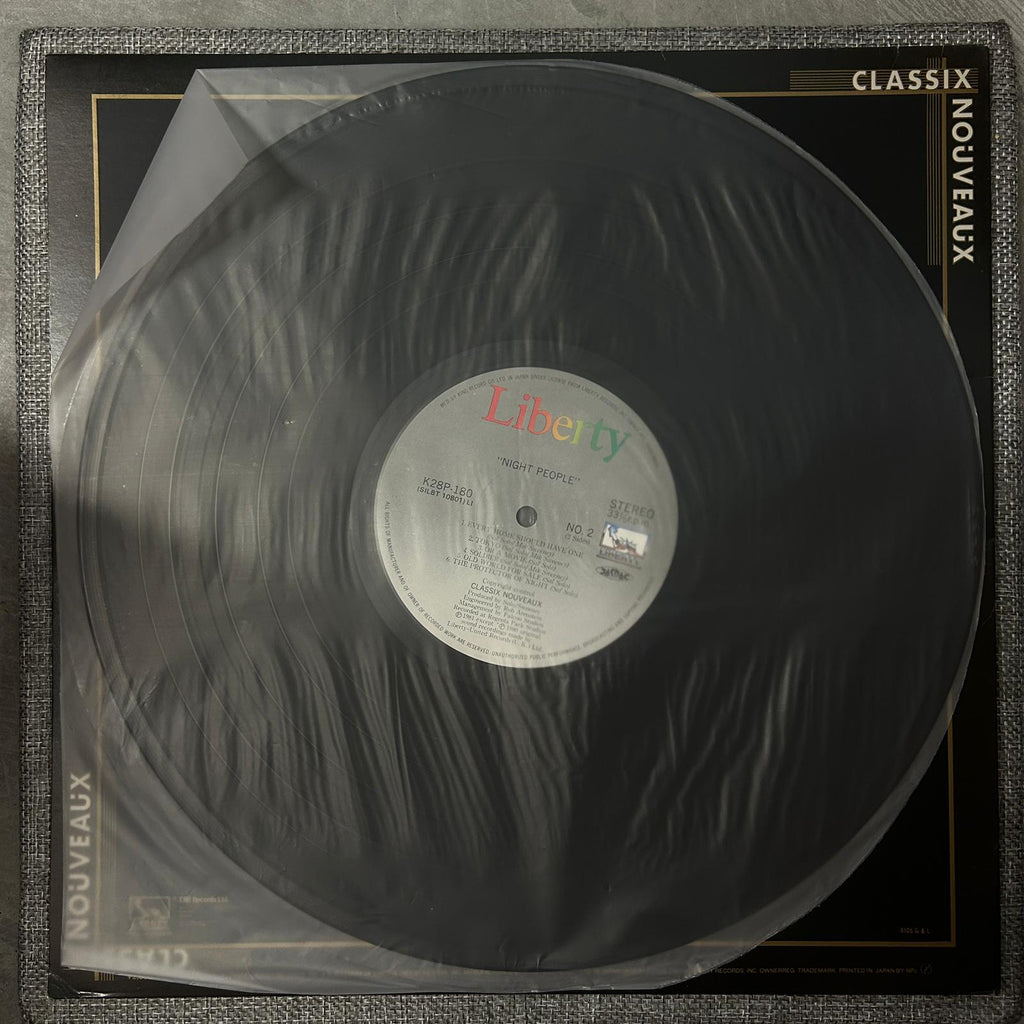 Classix Nouveaux, Night People (Japan 1st press label LP) with OBI K28P-180