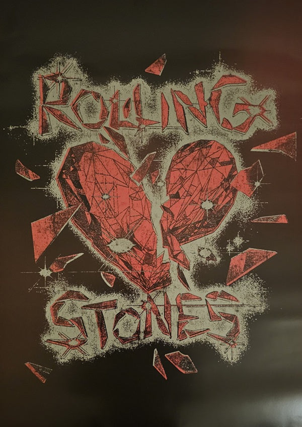 The Rolling Stones, Hackney Diamonds (Blue Wax LP) with poster and promo flyer 	554-645-9