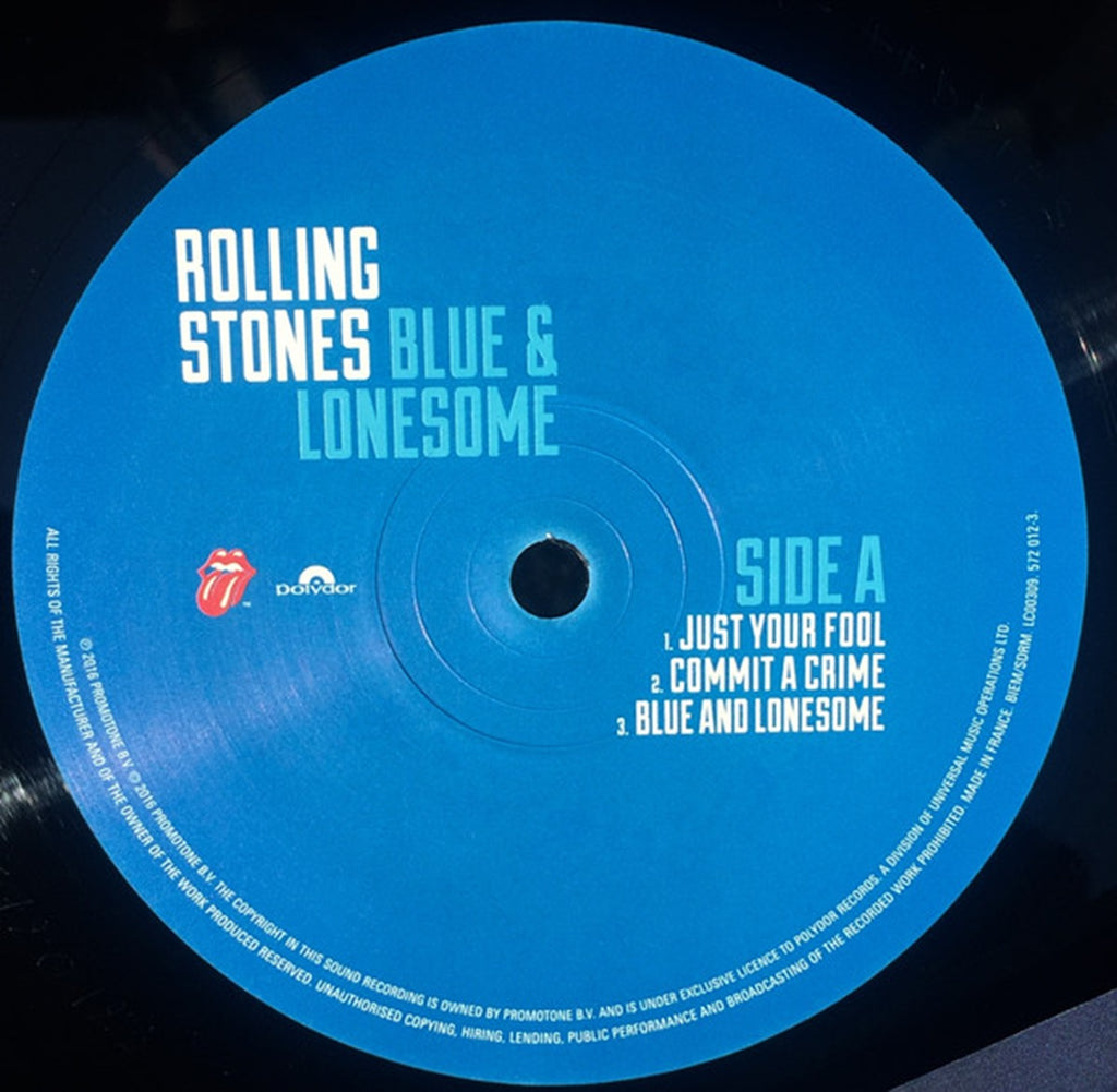 The Rolling Stones, Blue & Lonesome 2LP EU 	571 494-4