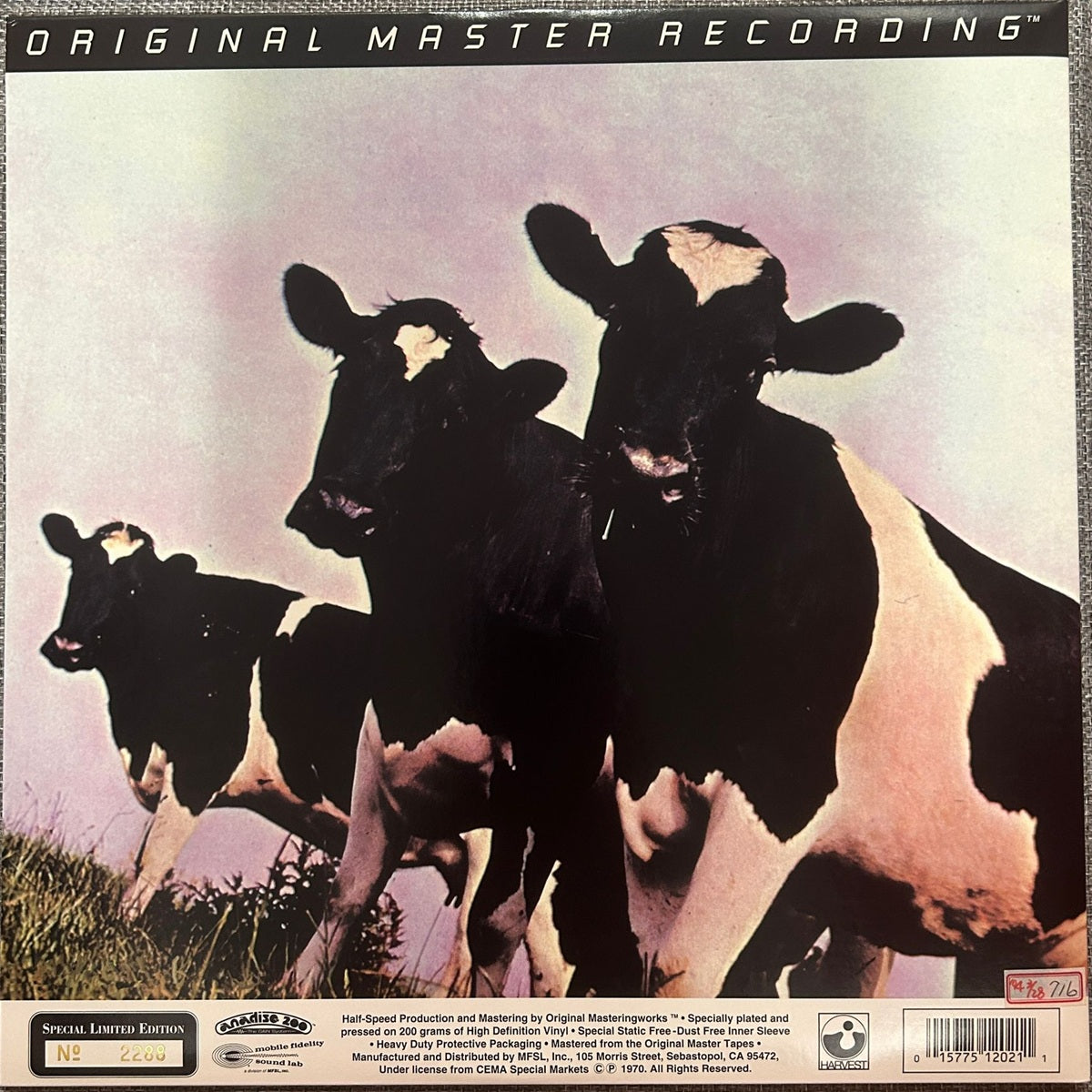Pink Floyd, Atom Heart Mother (MFSL ANADISQ 200™ LP) MFSL1-202