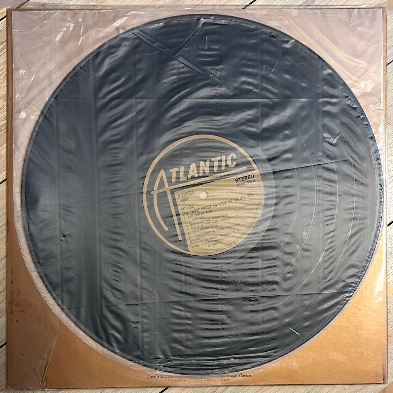 AC/DC, For Those About To Rock (We Salute You) (Japan 1st press LP) with OBI P-11068A