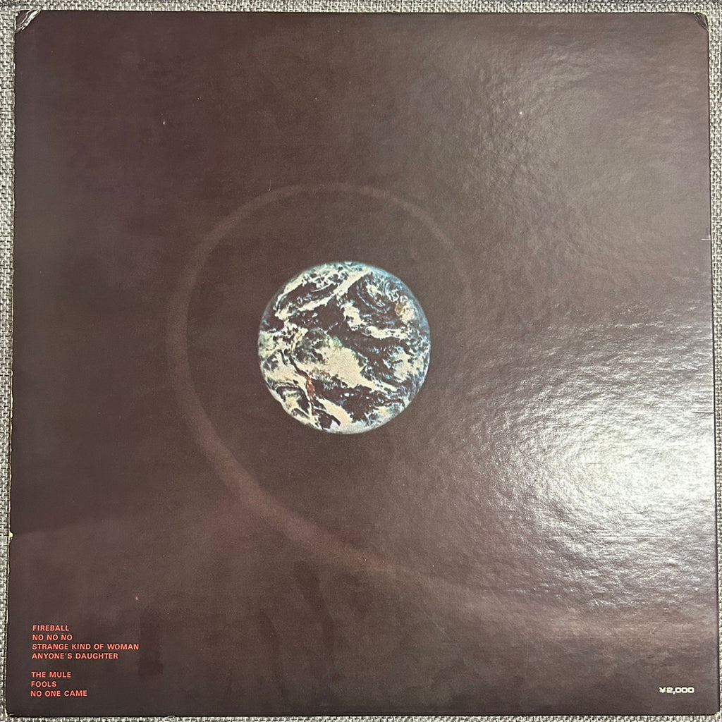 Deep Purple, Fireball (Japan 1st press Green Label LP) with ¥2,000 OBI & Sound Sound Rock Age 7 sticker with post card (Limited Edition)	P-8092W