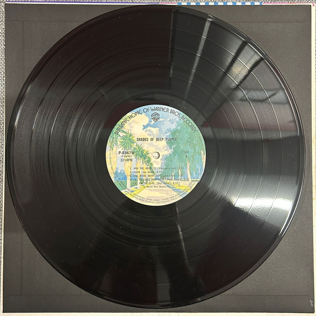 Deep Purple, Shades Of Deep Purple (Japan press Burbank label LP) with ¥ 2,000 OBI	P-8367W