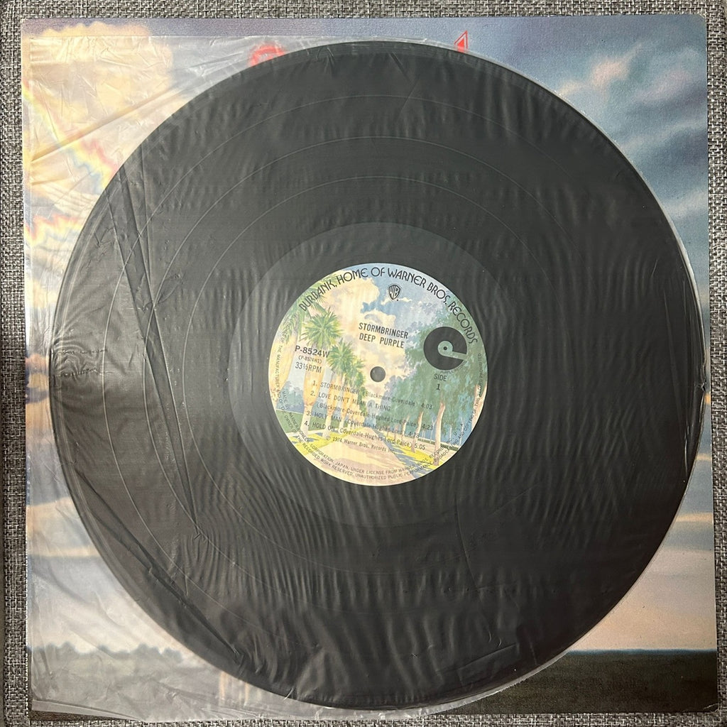 Deep Purple, Stormbringer (Japan 1st Burbank label LP) NO OBI NO poster P-8524W