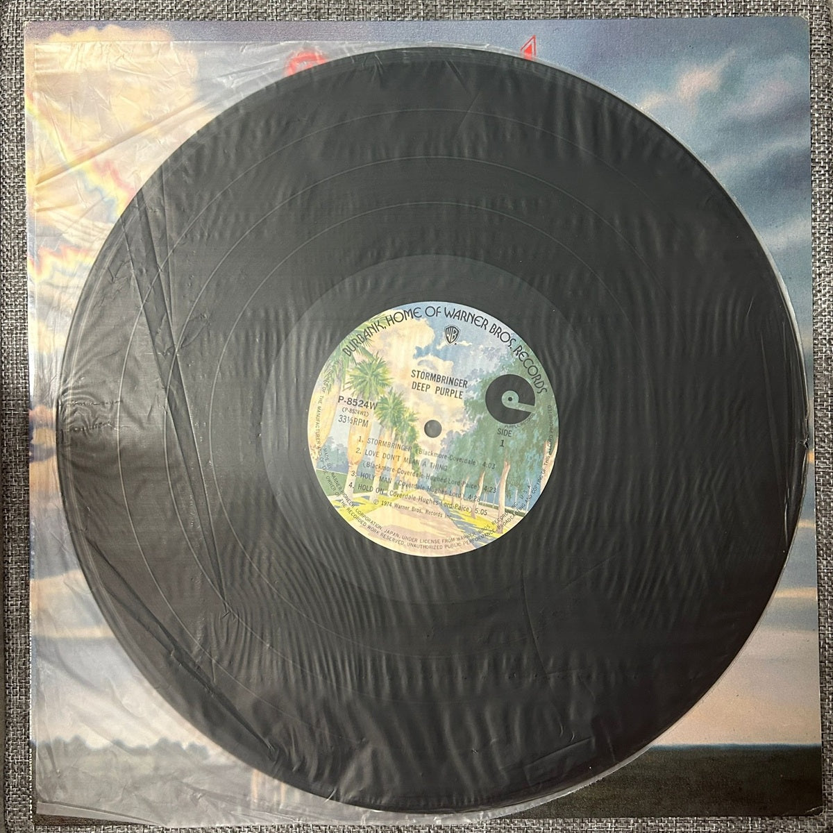 Deep Purple, Stormbringer (Japan 1st Burbank label LP) NO OBI NO poster P-8524W