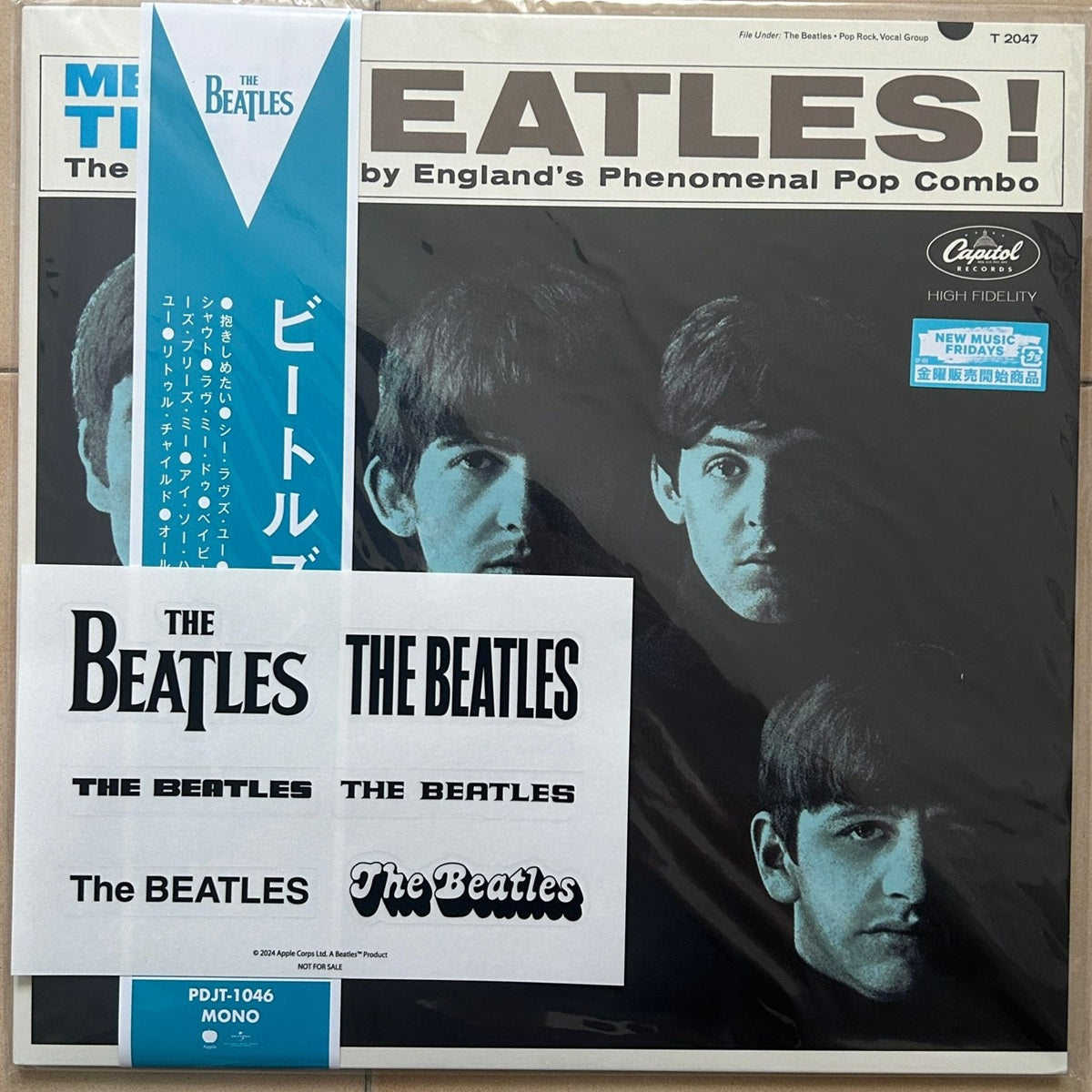 The Beatles, Meet the Beatles (Japan Limited Edition LP) with OBI & promo stickers PDJT-1046