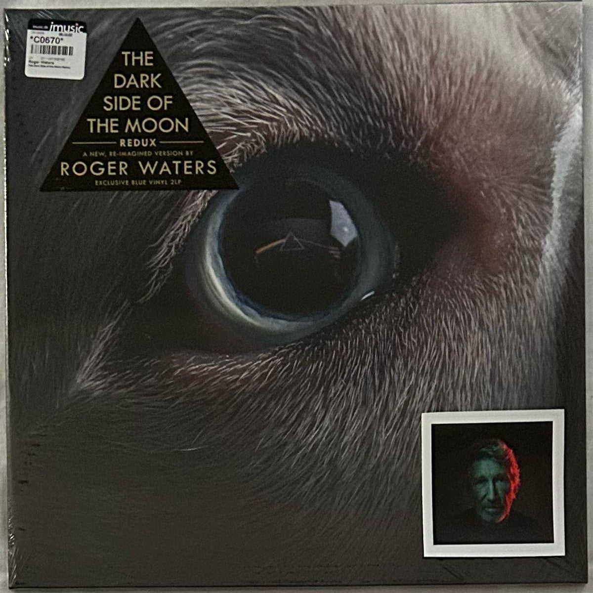 Roger Waters, The Dark Side Of The Moon Redux (Transparent Blue Vinyl Edition) with sticker & flyer	SGB	50LP