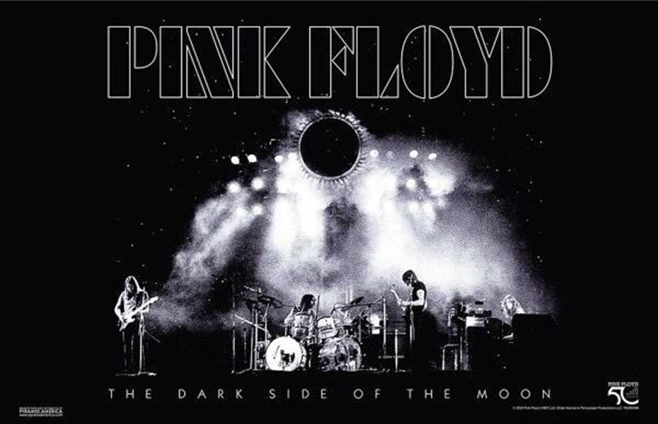 Pink Floyd, The Dark Side Of The Moon - Live At Wembley Empire Pool, London, 1974 (Japan Limited Edition 50th Anniversary, 180 Gram LP) with OBI & promo print SIJP-139