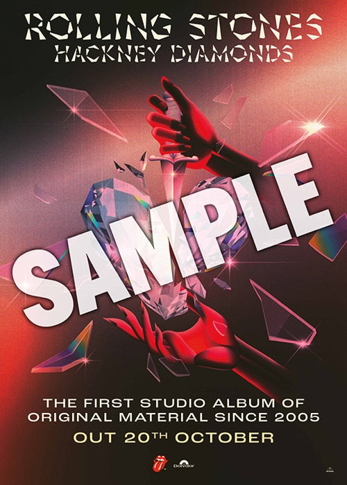 The Rolling Stones, Hackney Diamonds (Japan DigiPack SHM CD) with OBI & Poster UICY-16194