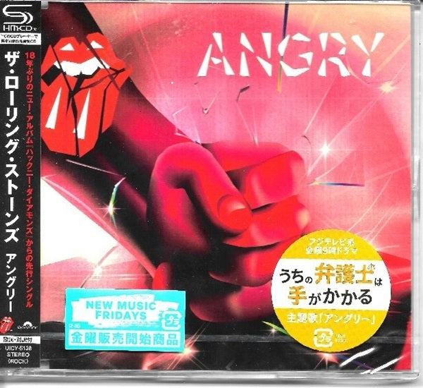 The Rolling Stones, Angry (Japan Jewel Case SHM CD) with OBI & Poster UICY-5138