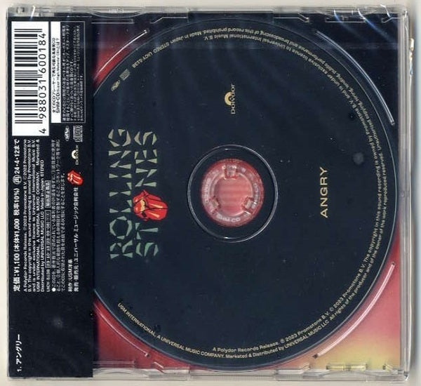 The Rolling Stones, Angry (Japan Jewel Case SHM CD) with OBI & Poster UICY-5138