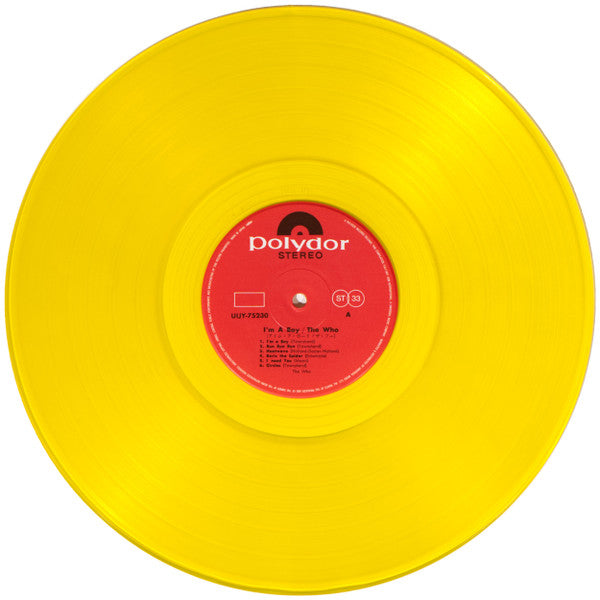 The Who, I'm a Boy (Japan Limited Release Yellow Wax 180g LP) with OBI	UIJY-75230
